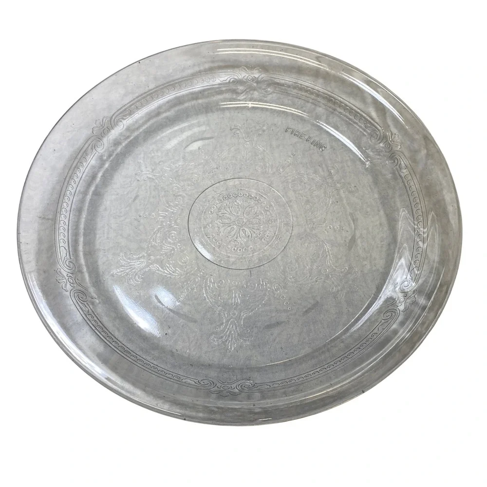 Vintage Fire-King Clear Glass 9